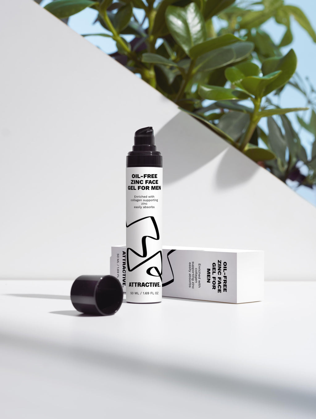 Oil-Free Zinc Face Gel for Men