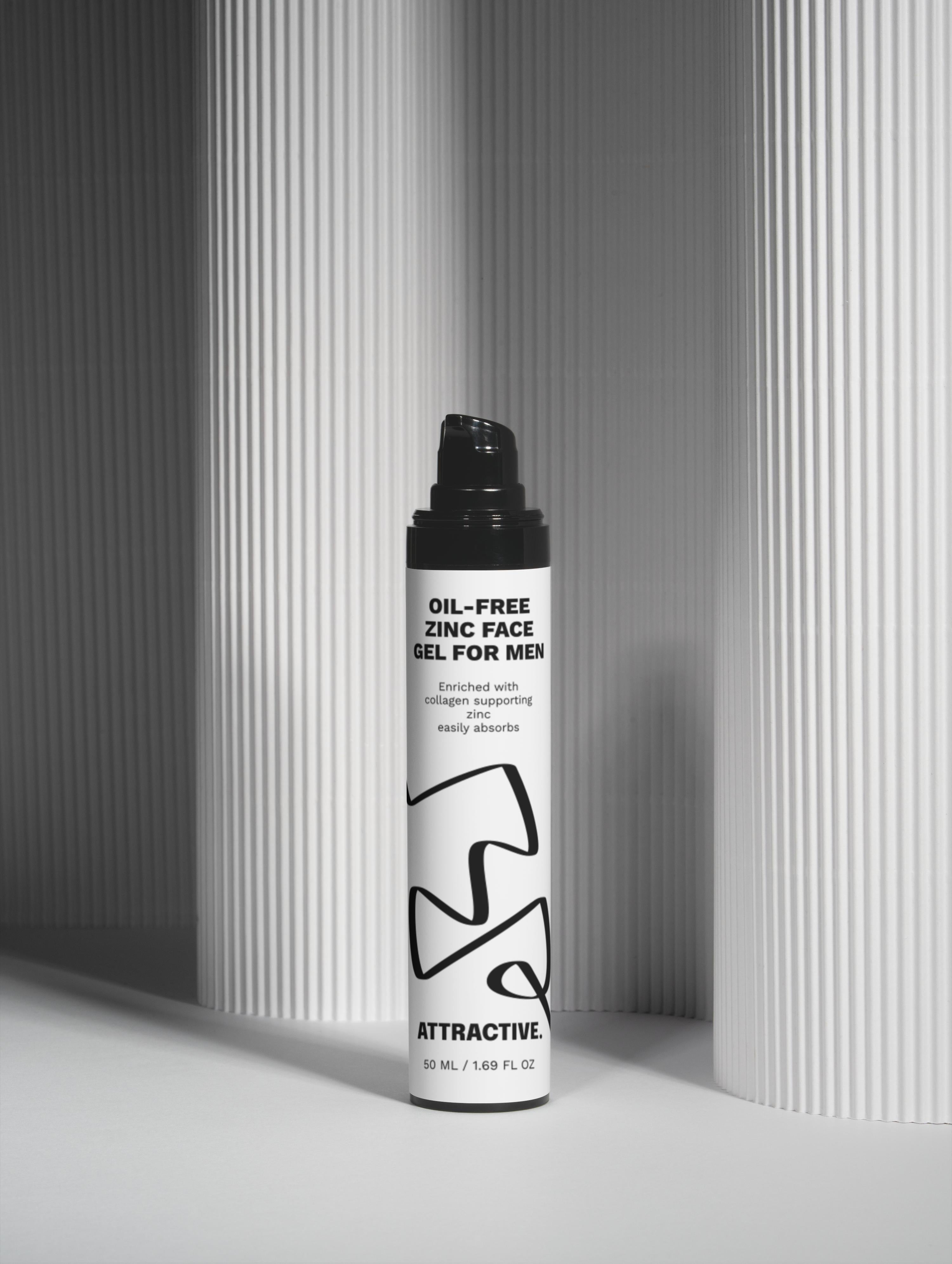 Oil-Free Zinc Face Gel for Men