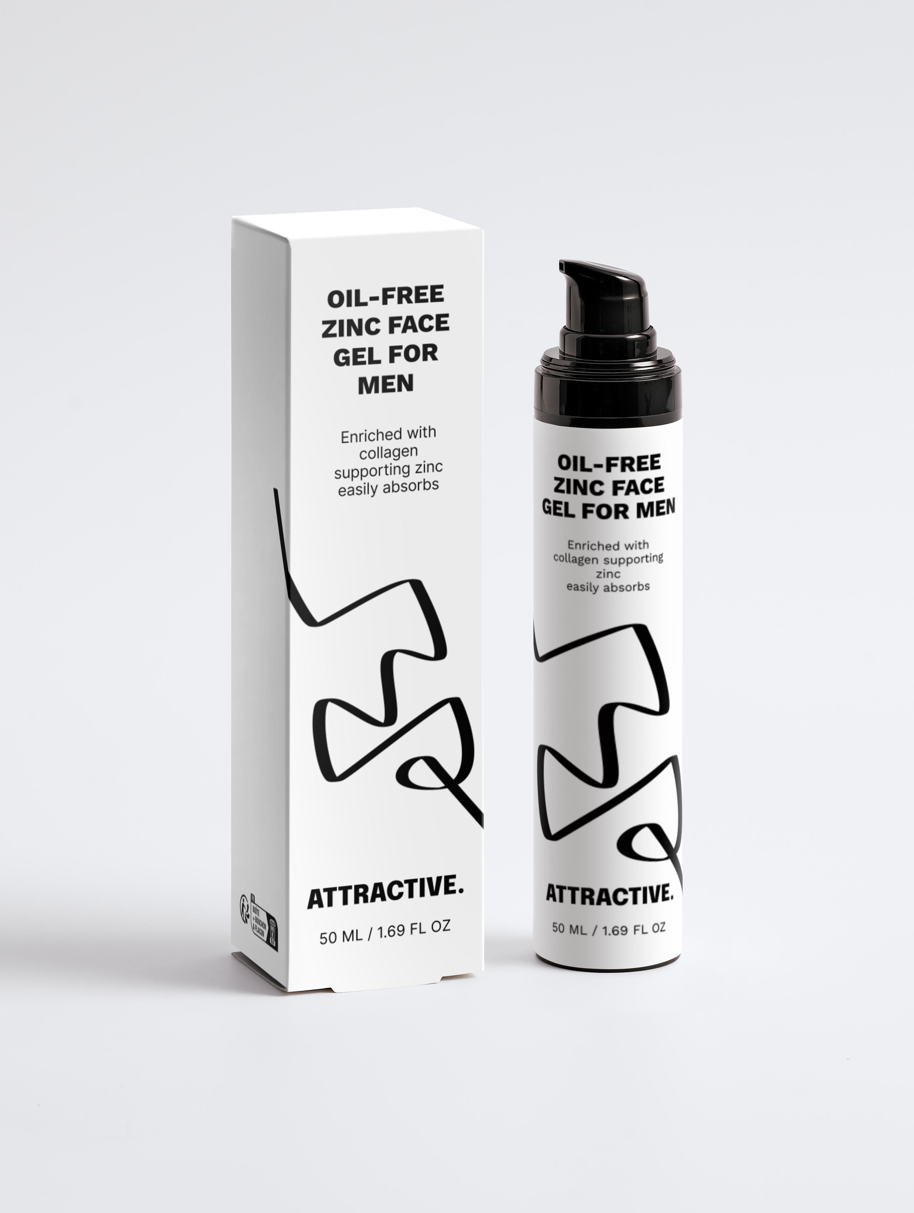 Oil-Free Zinc Face Gel for Men