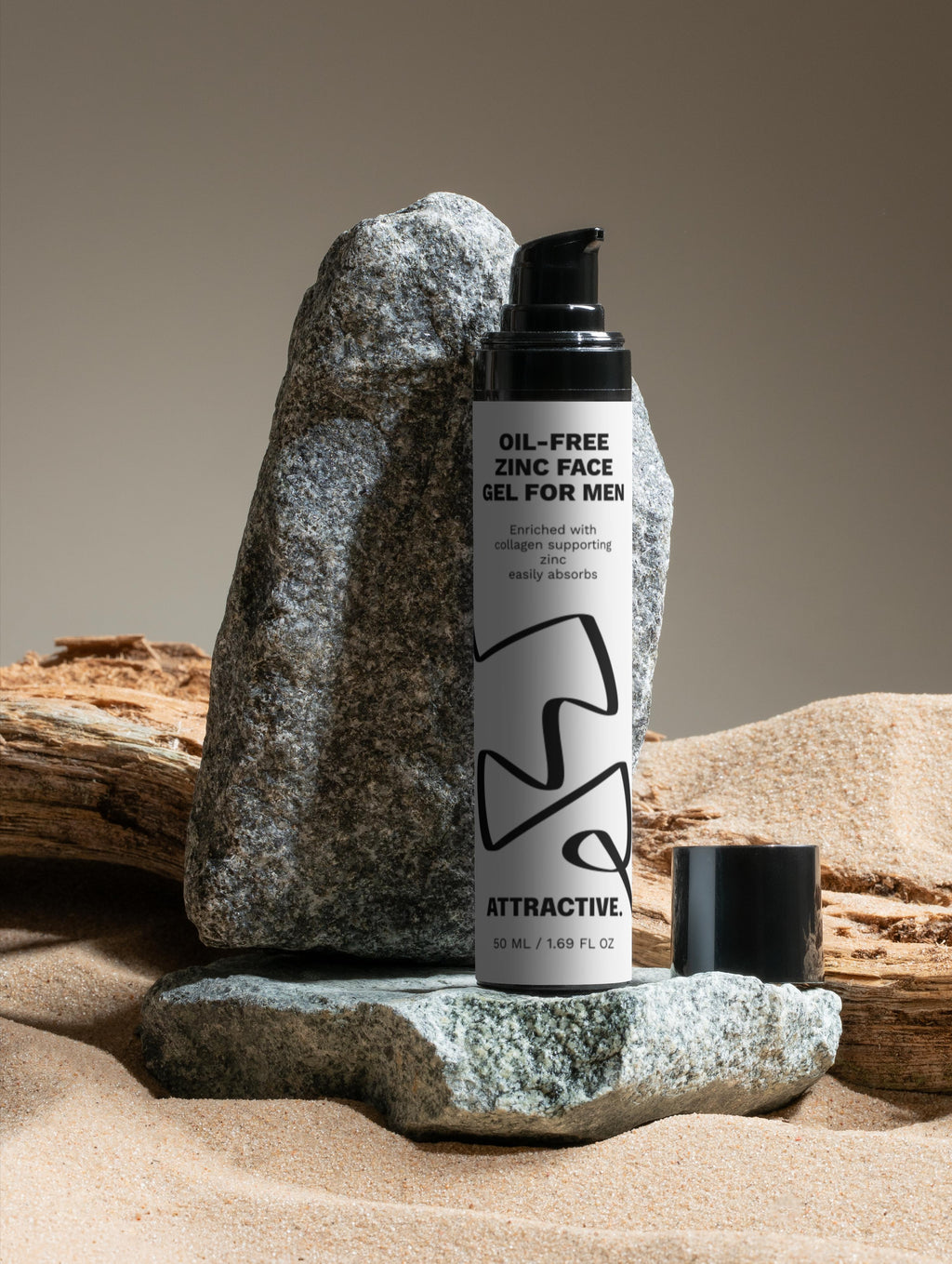 Oil-Free Zinc Face Gel for Men